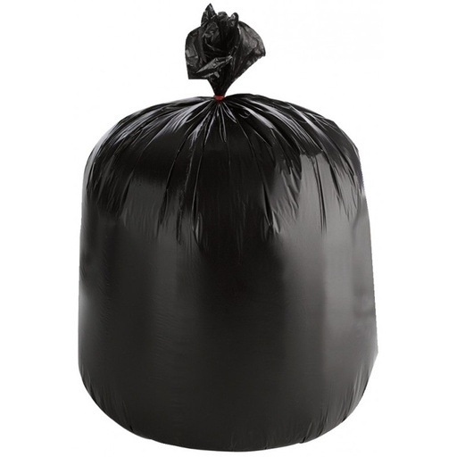 [8020] Sacs poubelles noir 30L PEHD corbeille 11µ / CT 500