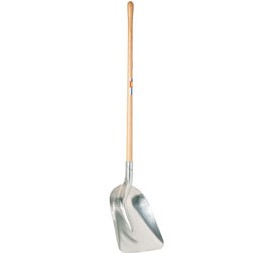 [9578] Pelle à neige alu 36cm manche long 120cm de forge francaise