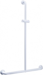 [B640-W] Duten barre d'appui en T dim. 550/1260mm, époxy blanc