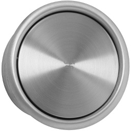 [P760-S] Duten trappe d'introduction ronde avec battant, inox brossé