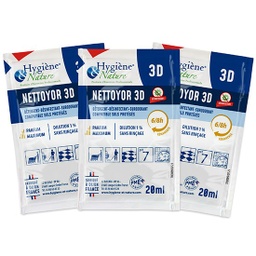 NETTOYOR 3D Nettoyant sol concentré en dosettes / CT 250x20ml
