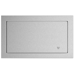 [P765-S] Duten trappe d'introduction rectangulaire avec battant, inox brossé - Garantie 25 ans