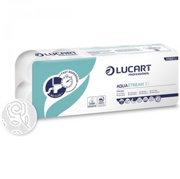 [5141] AQUASTREAM 10 Papier toilette  200f 2p / Colis 120 rlx 811B67