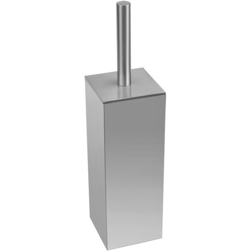 [A847-S] AP - Ensemble porte-brosse WC avec balayette à poser, inox brossé