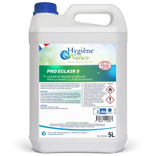 [3009] Pro Eclair V Liquide de rinçage ECOCERT / 5L