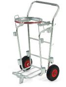 [D_0708900] Chariot de voirie avec anneau porte-sac 130L