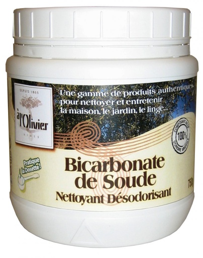 [8213] A L'OLIVIER. Bicarbonate de soude / boite de 750g
