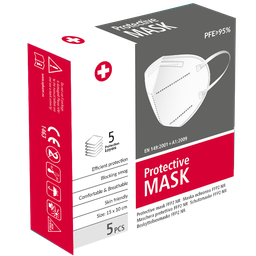[3485] Masques type FFP2, EN149:2001+A1:2009 / Pqt de 5