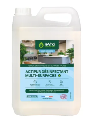 Actipur Multi-surfaces désinfectant virucide PAE 5512 Ecocert / 5L