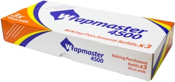 [4319] WRAPMASTER Recharge Papier cuisson 45cm / Carton 3rlx 50m