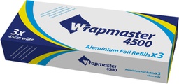 [4316] WRAPMASTER Recharge Papier aluminium 45cm / Carton 3rlx 200m