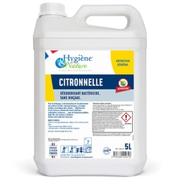 [1031] NP - Citronnelle Nettoyant, Désodorisant bactéricide concentré/ 5L