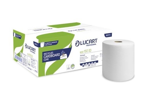[5500] Essuie-mains Lucart Eco150ID IDENTITY mandrin carton nouveau distributeur/ CT 6 rlx - 861173